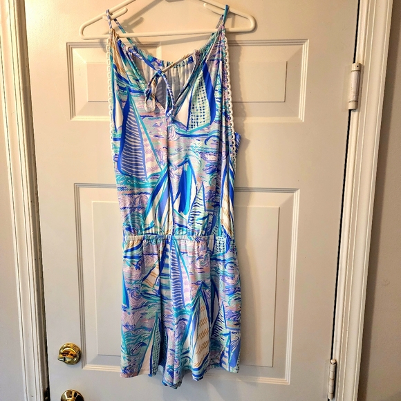 Lilly Pulitzer Spaghetti Strap Romper  size M - Picture 4 of 6